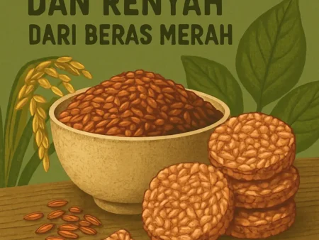 Camilan Sehat dan Renyah dari Beras Merah