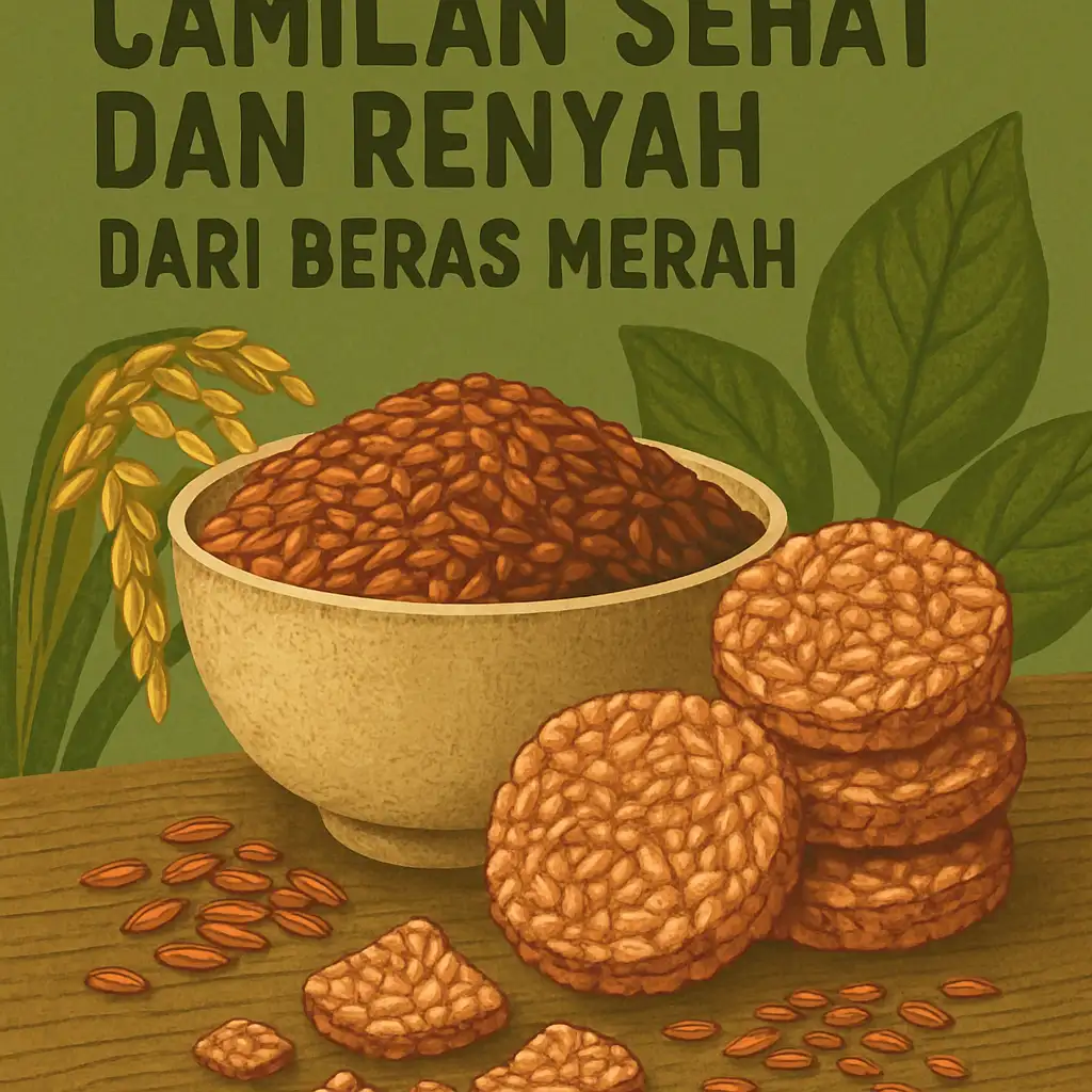 Camilan Sehat dan Renyah dari Beras Merah